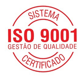 Selo Sistema ISO 9001 Gestão de Qualidade Certificado
